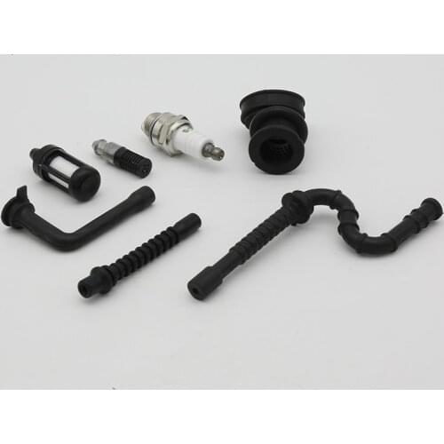 Fuel Oil Filter Impulse Line Hose For Stihl MS260 MS240 MS 026 024 260 240 Intake Manifold Spark Plug Chainsaw Replacement Parts