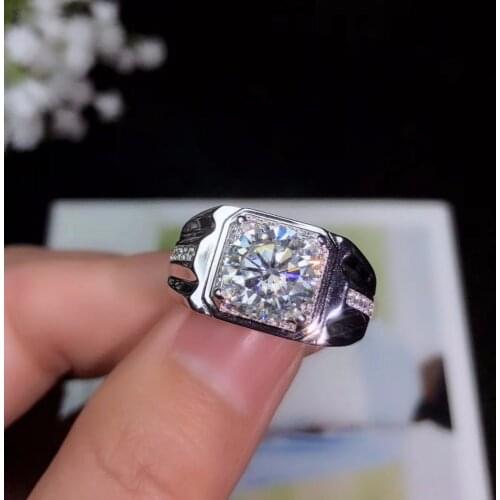 Moissanite Classic style, high density gemstones, comparable to diamonds. 925 real silver