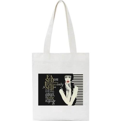 Fashion Cool Girls Print Crossbody Bags Large Capacity Harajuku Shoulder Canvas Bag Casual Handbag Ulzzang New Women Bag Purse