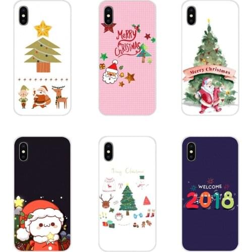 TPU Transparent Shell Cases For Oneplus 3T 5T 6T Nokia 2 3 5 6 8 9 230 3310 2.1 3.1 5.1 7 Plus 2017 2018 Cartoon Merry Christmas