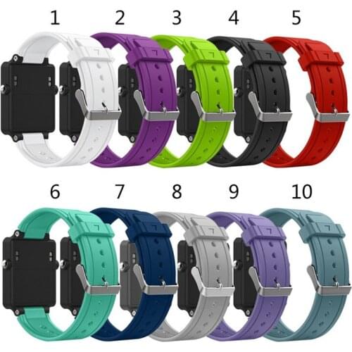 For Garmin Strap Silicone Replacement band For Garmin Vivoactive Acetate Watchbands Silicone watch strap Wearable Devices 100pcs