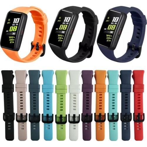 Replacement Sport Silicone Watch Band Wrist Strap Adjustable Watchbands for Huawei band 6 honor band 6 Watch