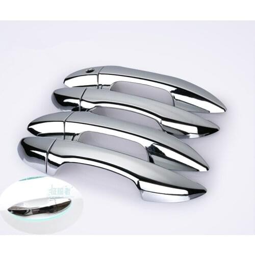 High Quality ABS Chrome Door Handle Cover for Toyota Corolla E170 2014 2015 Car Accessories