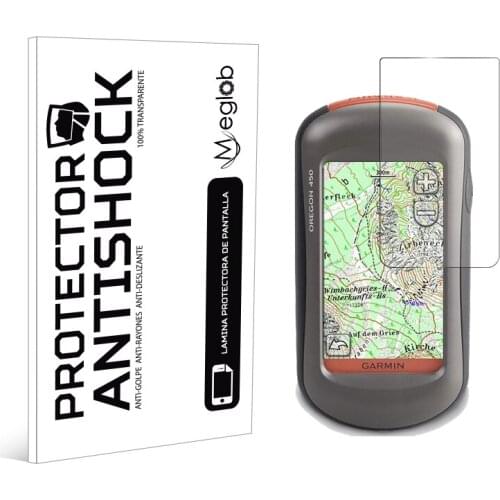 Screen protector Anti-Shock Anti-scratch Anti-Shatter compatible with GPS Garmin Oregon 450