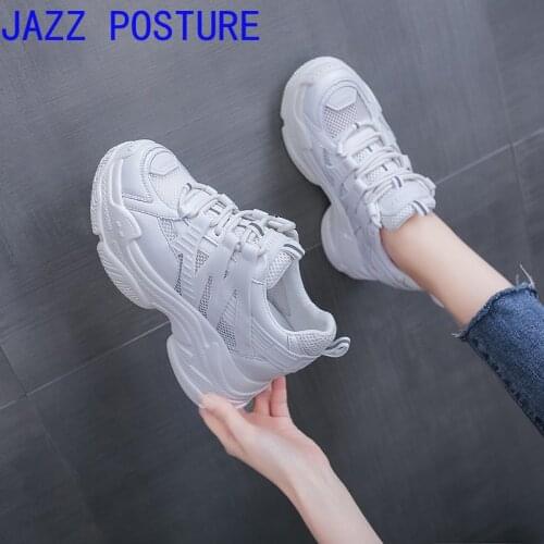 2021 new summer platform sneakers white casual shoes on the platform women sneakers w192