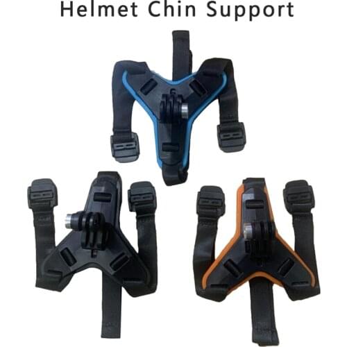 1pc Full Face Helmet Chin Mount Holder For Motorcycle Stand Camera