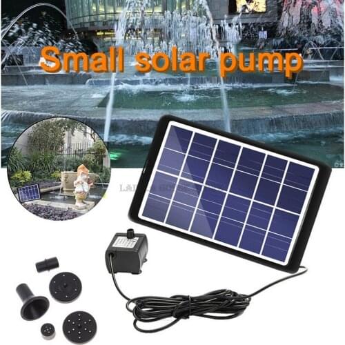 5W Solar Garden Fountain Pump Solar Garden Fountains Waterfalls Power Solar Bird Fountain Powered Water Pump Birdbath Fountain