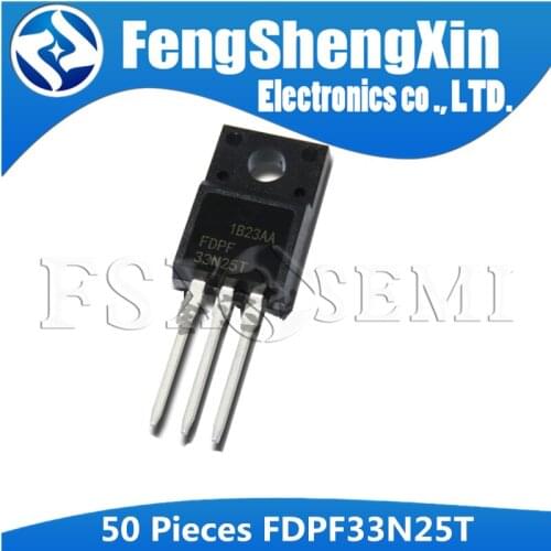 50pcs/lot FDPF33N25T TO-220F FDPF 33N25T TO-220 FDPF33N25 TO220F N-Channel MOSFET