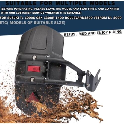 For Suzuki TL 1000s GSX1400 BOULEVARD 1800 GSX 1300R Vstrom DL1000 Motorcycle Rear Fender Rear Wheel Cover Splash Guard Mudguard