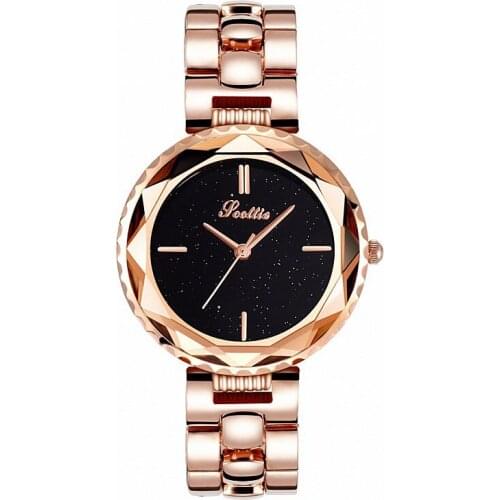 Top Brand Womens Watches Women Fashion Rhinestone Gold Quartz Wrist Watch Woman Casual Dress Watch Lady Clock Bayan Kol Saati