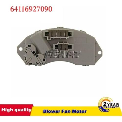 For BMW 1 3 Series X5 X6 E87 E81 E88 E91 E90 E92 #64119146765 #64116927090 Blower Fan Motor Heater Resistor Speed Controller