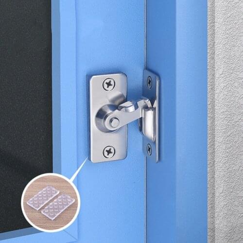 Stainless Steel Door Latch 90 Degree Right Angle Buckle/hook Lock/bolt,For Sliding Door,strong,Surface Mounting,Hardware Locks