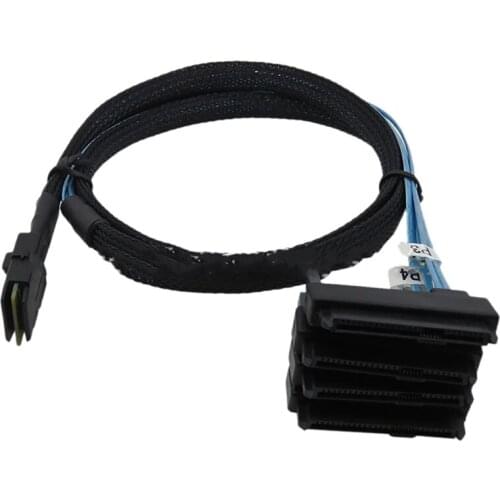 Server Data Cable Mini SAS 36Pin SFF-8087 to SFF-8482 SAS 29Pin with Powered By SATA for Switch Large Server