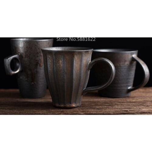 Japan style ceramic tea mugs vintage coffee cup chinese coffee mugs drinkware