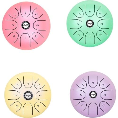 The New 5.5-Inch 6-Tone Engraved Phonetic Transcription Tone is Accurate to Send Drum Kit Ethereal Drum Percussion Instrument