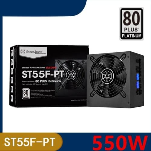 New Original PSU For SILVERSTONE Full Modular 80plus Platinum 550W Power Supply ST55F-PT