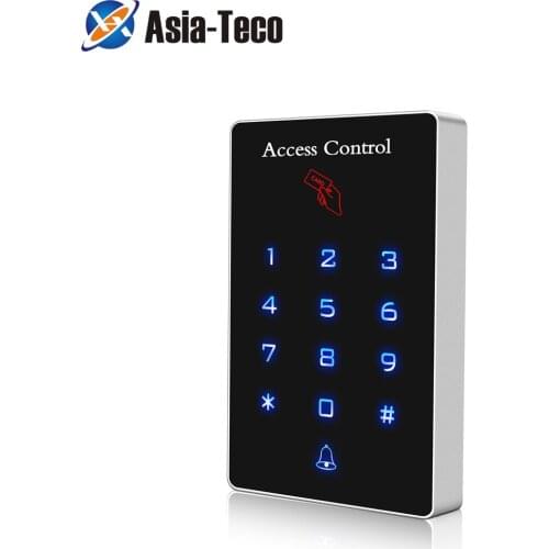 Backlight Touch 125khz RFID Card Access Control keypad reader Door Lock opener wiegand 26 output door access control system