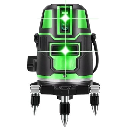 360 Rotatable Laser Level Self-Leveling 2/3/5 Cross Lines Laser Level Indoor Outdoor Green Laser Lines Horizontal Vertical
