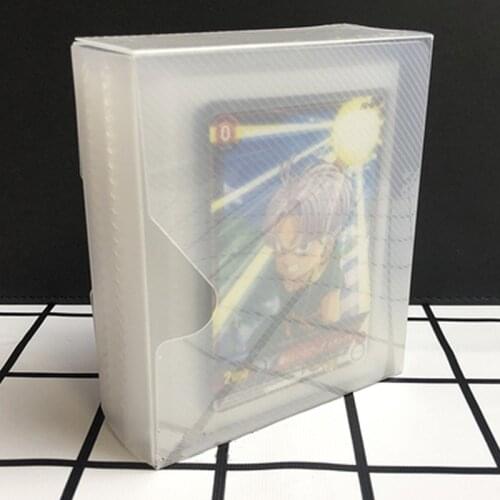 40pages transparent holder 1pocket cards protector board game card pages portable album sleeves for mgt trading cards collection