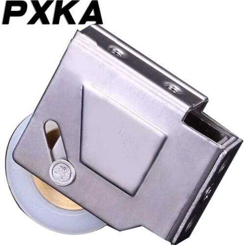 Free shipping 4pcs 90 type stainless steel pulley aluminum alloy door and window pulley sliding window sliding door pulley