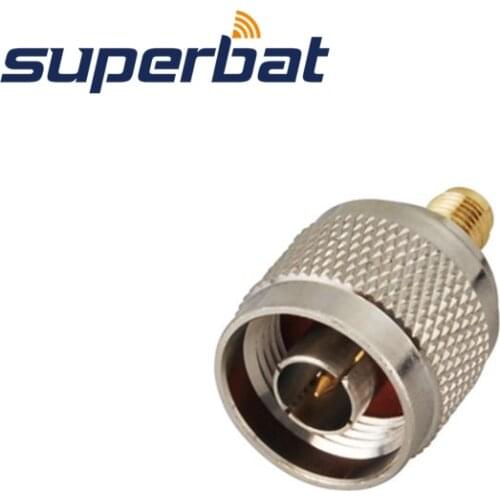 Superbat SMA-N Adapter SMA Jack to N Plug Straight Adapter RF Coaxial Connector
