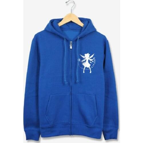 High-Q Unisex TouHou Project Hoodie Coat Toho Project Cirno Hooded Cardigan Hooded Hoodie Jacket Coat Sweatshirts