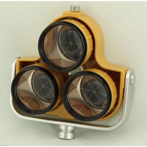Triple ( three prism ) Prism System with Bag for total station