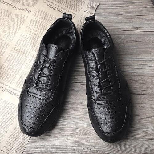 Waterproof barefoot fashion mens shoes simple high quality 2019 spring and autumn high quality casual shoes large size 46