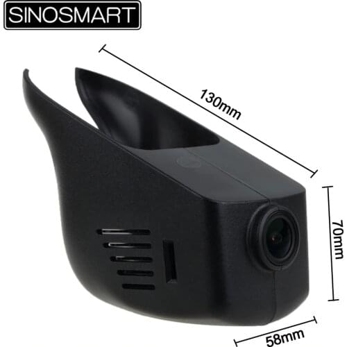 SINOSMART Novatek 96672 Car Wifi DVR for Nissan March/Tiida/Sylphy/X-trail/Teana/Qashqai/Livina Control by App SONY IMX323