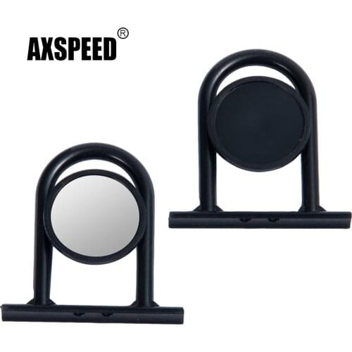 AXSPEED Simulated Side Rearview Mirror Reflective Rear View Lens for Traxxas Unlimited Desert Racer UDR 1/7 RC Crawler Car Parts