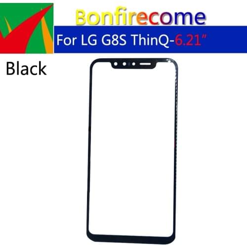 10Pcs\Lot For LG G8S ThinQ Touch Screen Front Glass Panel LCD Outer Lens Replacement