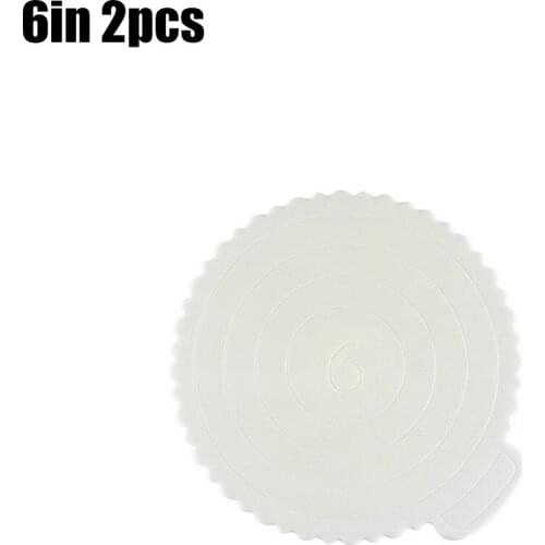 2*Cake Boards Reusable Cake Base Cupcake Round Mousse 4/6/8/10inch Dessert Tray Great For DIY With Your Family