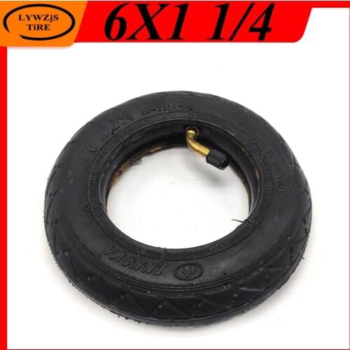 6X1 1/4 Tire for Folding Bicycle Mini Surfing Electric Scooter 6 Inch 6*1 1/4 Inflation Inner Outer Tyre