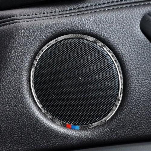 Car Door Speaker Ring Frame Cover Trim Sticker for BMW F25 X3 F26 2013-2016 X4 F07 5GT Interior Decoration Car Accessories