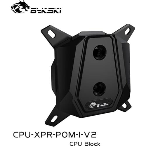 Bykski CPU Water Cooling Block,Liquid Cooling System Micro Waterway Use for INTEL LGA1150/1151/1155/1156 LGA2011 2066 X99