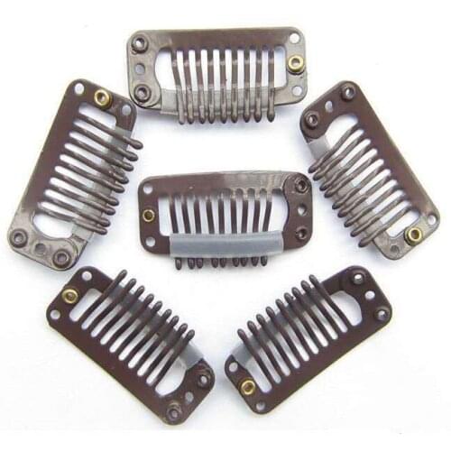 DIY 3.2CM Dog Hair Clips Cat Grooming Supplies Cosplay Pet Dogs Hairpin Stainless Steel Hair Comb Type Wig Clip 35