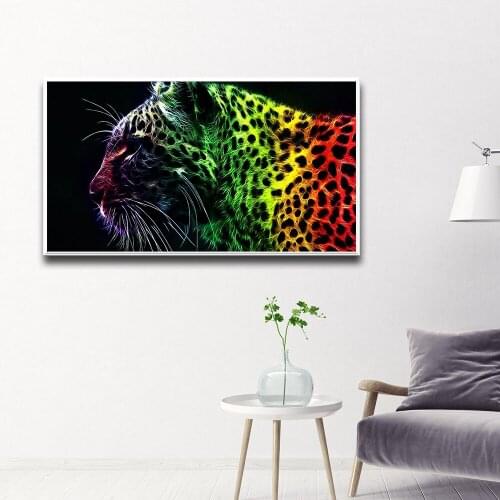 Hot Leopard Fashion Photography Canvas Art Prints And Posters Ladies Room Decor For Kitchen Poster Removable Decor Wall Decals