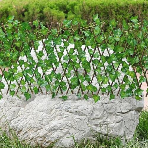 Artificial Garden Plant Fence UV Protected Privacy Screen Outdoor Indoor Use Garden Fence Backyard Home Decor Greenery Walls