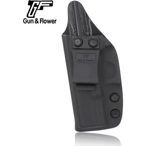 Gun&Flower Tactical IWB Kydex Holster Left Hand Gun Pistol Carrier for Glock 19/23/32 with Belt Clip Hunting Accessories