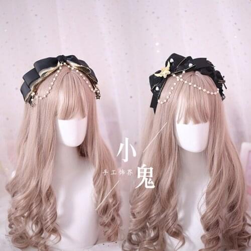 Lolita Gothic dark system dead LO l lolita lace KC headband handmade hair accessories tiara hairpin