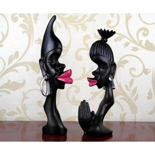 Brief Resin Statue Creative Couple Resin Crafts Personalized home decorations Fashion Gifts