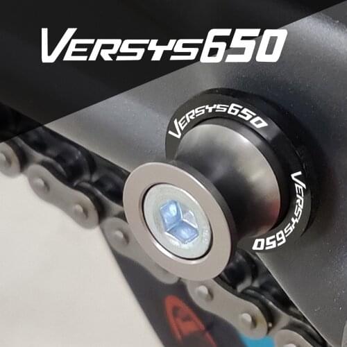 Swingarm Sliders Spools Stand Bobbins For Kawasaki VERSYS 650 VERSYS650 2012 2013 2014 2015 2016 2017 2018 2019 2020