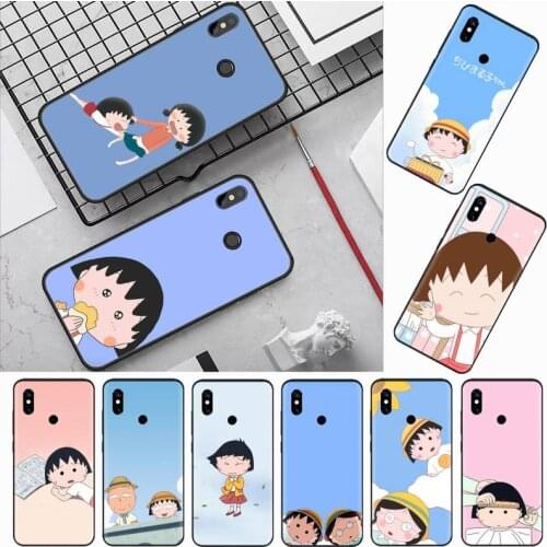 Chi bi Maruko Sakura Momoko cute Phone Case For Xiaomi Redmi mi note max 3 5 6 8 9 10 t S SE lite pro Soft Silicone Shell Cover