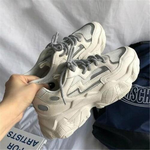 Fashion Autumn Women Casual Shoes 2021 New Women Sneakers Breathable Women Platform Dad Shoes Sneakers Zapatillas Mujer
