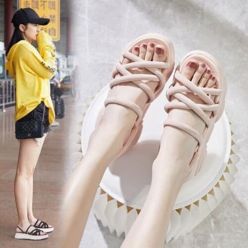 Shoes Women Slippers Sandals Womens New Summer Sports Red Fashion Slipper Girl Sandales Femmes