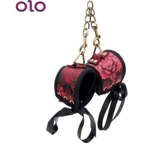 OLO Sexual Handcuffs Flirt Lovers Bundling Games SM Bundling Chastity Erotic Goods Adult Games Sex Toys For Woman