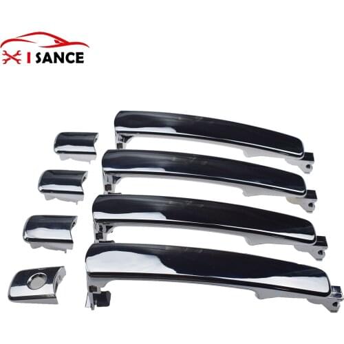 Front Rear LH RH Exterior Chrome Door Handle for 03-08 Infiniti FX35 FX45 Nissan Murano Rogue 80640-CA012,82646-CA000,80645CA000