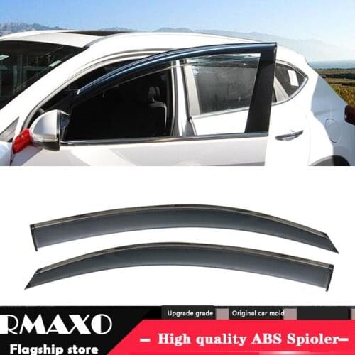 For HYUNDAI TUCSON Plastic Window Visor 2015-2018 Vent Shades Sun Rain Deflector Guard For HYUNDAI TUCSON