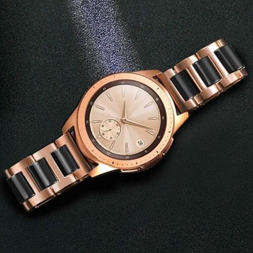 Ceramic Stainless Steel Strap for Samsung Galaxy Watch4 Classic 46mm 42mmm Band 20mm 22mm Bracelet for Galaxy Watch 4 44mm 40mm