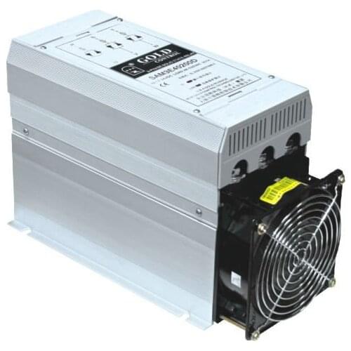 Three phase solid state relay with heatsink and fan